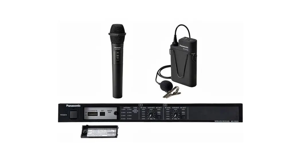 Panasonic Wx-st200 Wireless Handheld Microphone User Guide