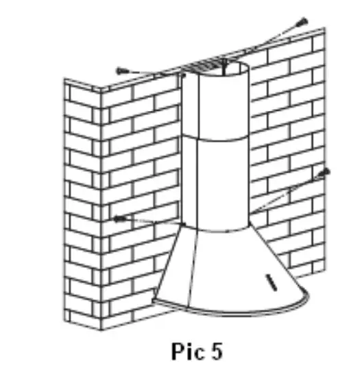 fram Electrocasnice FDH-660RBG Decorative Cooker Hood - Figure 9