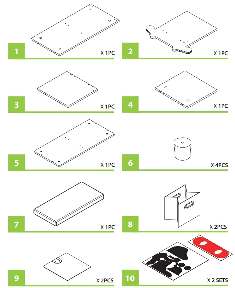 TURTLEPLAY-BCH0492020110-Children-s-Cow-Storage-Bench-with-Cushion-fig-2