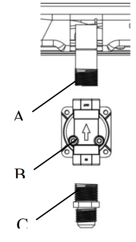 Empave GAS COOKTOP -- Pressure Regulator Installation