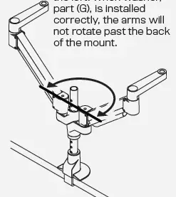 innovative STX-1000-8510 Staxx Articulating Monitor Plus Laptop Mount-10