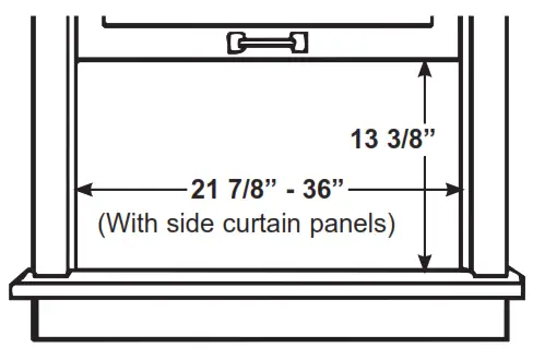 GE APPLIANCES AHV05 BTU Mechanical Window Air Conditioner - REQUIREMENTS