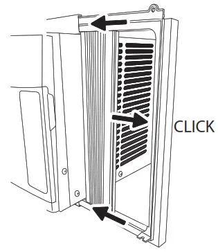 GE APPLIANCES AHV05 BTU Mechanical Window Air Conditioner - bottom rails