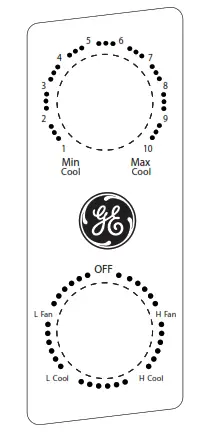 GE APPLIANCES AHV05 BTU Mechanical Window Air Conditioner - fig