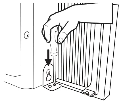 GE APPLIANCES AHV05 BTU Mechanical Window Air Conditioner - screws provided