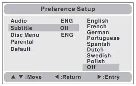 DENVER MTW 984 DVD Player Screen - fig 23