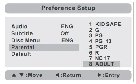 DENVER MTW 984 DVD Player Screen - fig 25
