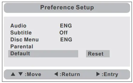 DENVER MTW 984 DVD Player Screen - fig 26