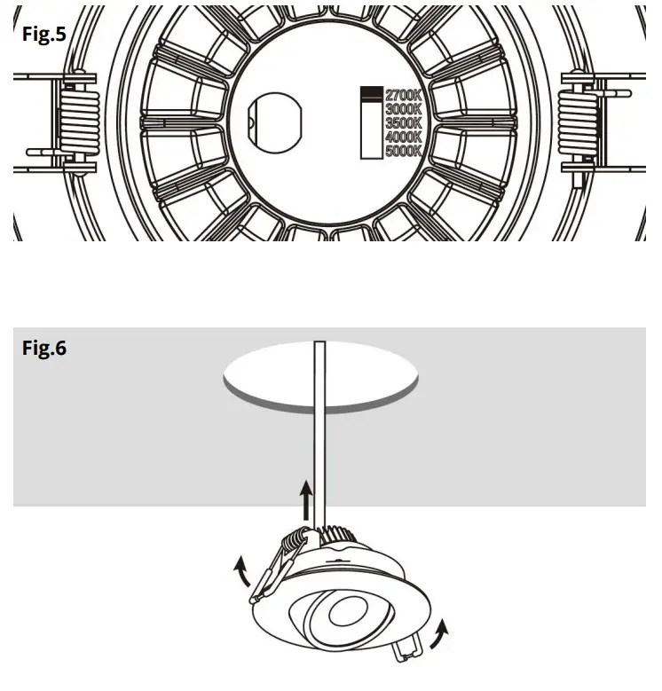 ORTECH SLIM4DGF 5CCT LED Slim Lights - fig 2