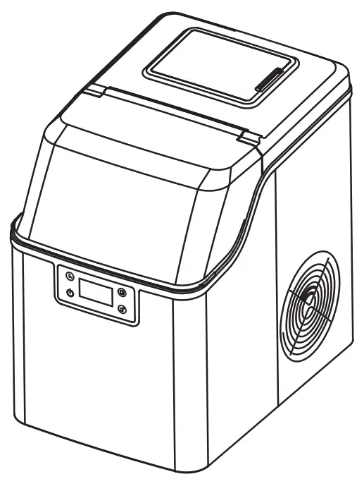 INSIGNIA NS-IMC44S3 44 lb Clear Ice Maker