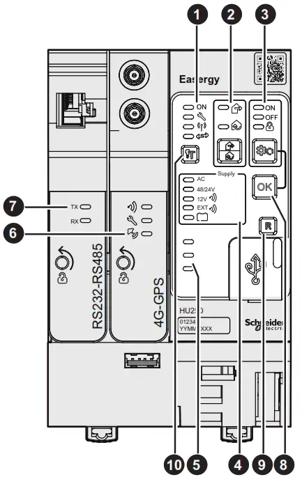 Schneider Electric HU250 Control and Communication Unit -Power supply