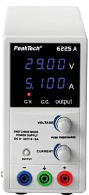 PeakTech 6225 A 6226 Laboratory Switching Mode Power Supply PRODUCT
