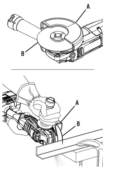RYOBI PCL445 ONE 18V Cordless 4 1 2 Inch Angle Grinder - fig 10