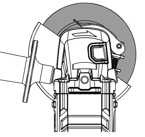 RYOBI PCL445 ONE 18V Cordless 4 1 2 Inch Angle Grinder - fig 5