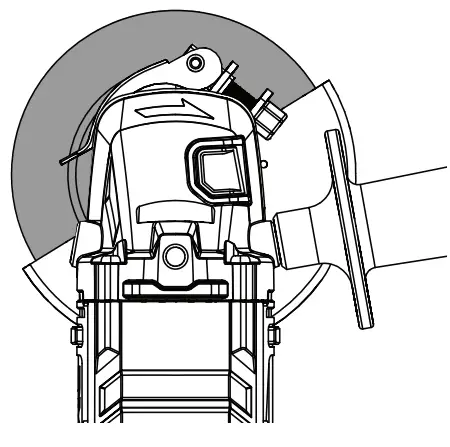 RYOBI PCL445 ONE 18V Cordless 4 1 2 Inch Angle Grinder - fig 7