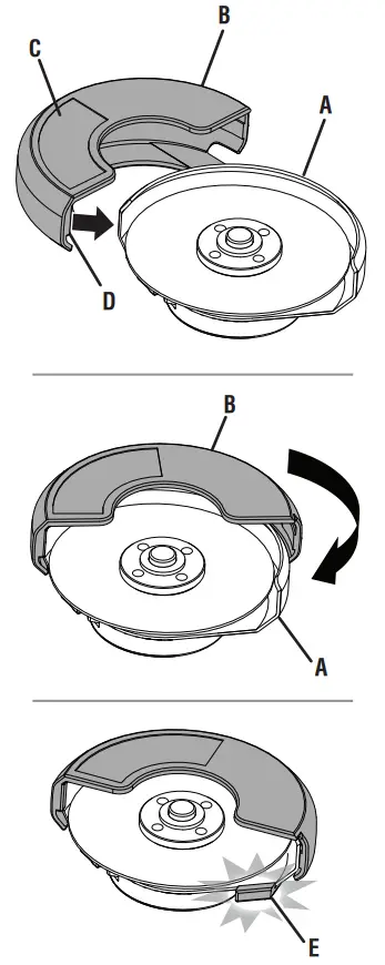 RYOBI PCL445 ONE 18V Cordless 4 1 2 Inch Angle Grinder - fig 9