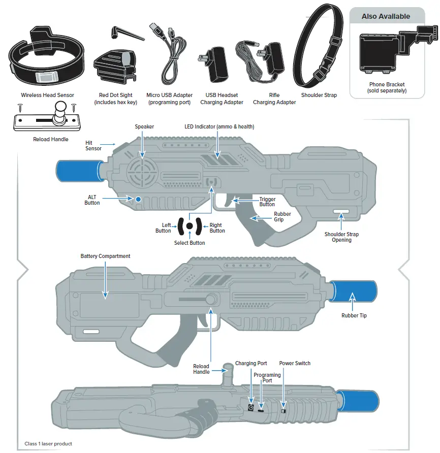 BATTLE BRX Laser Tag Rifle fig (1)