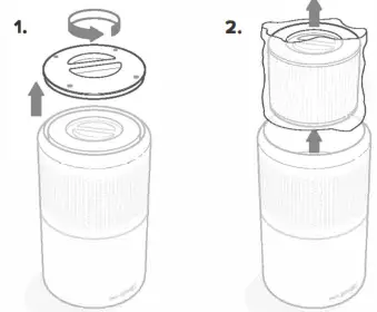 levoit Core P350-RAC Pet Care True HEPA Air Purifier - 1
