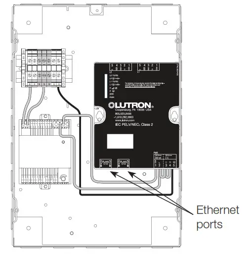 LUTRON Light Management Hub -Link Wiring