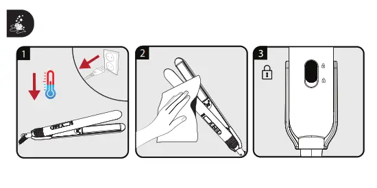 GRUNDIG HS 7130 Hair Styler Straight & Curls- figer1