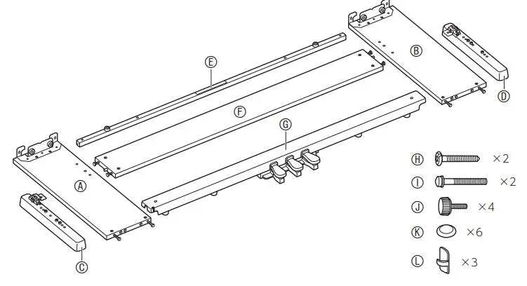 CASIO CS-470P Piano Stand with 3 Pedals User Guide - Product Overview