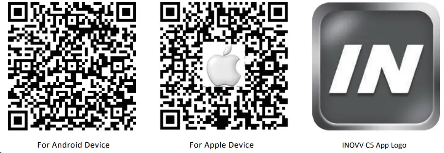 INNOVV C5 WiFi Full HD Remote Lens Motorcycle Camera System - qr code