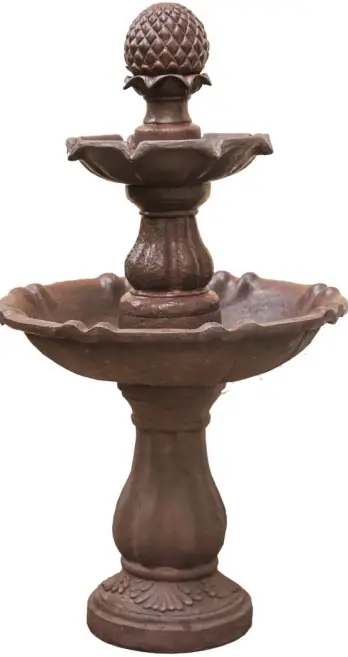 XBRAND FT973622 Two Tier Waterfall Fountain-fig1