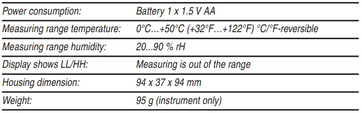 TFA 30.5033 Digital Thermo Hygrometer-fig10