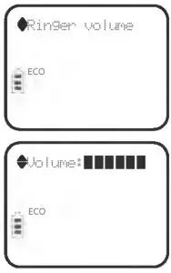 Ringer volume