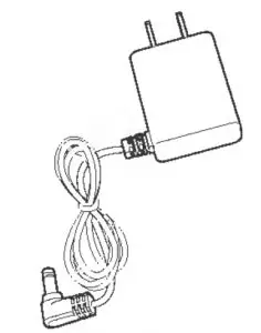 Power adapter for telephone base