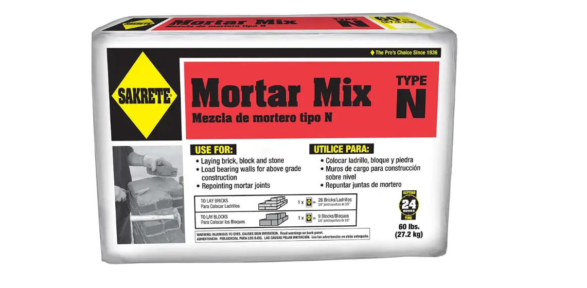 Sakrete C1714 Type N Mortar Mix User Manual Sakrete C1714 Type N Mortar Mix User Manual