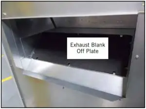 FIG 4 Exhaust Blank Off Plate