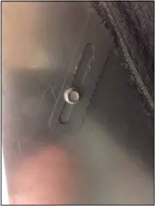 FIG 7 Remove FAD Blade Adjusting Screw