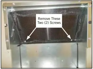 FIG 8 Remove Blade Screws