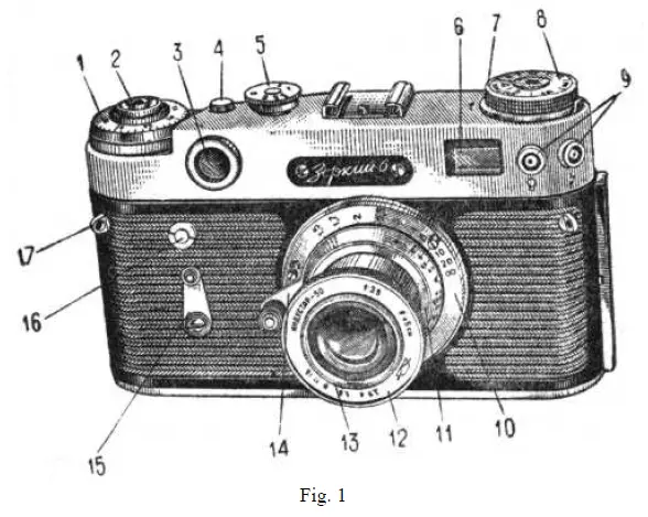 ZORKI-6 Photographic Camera-1