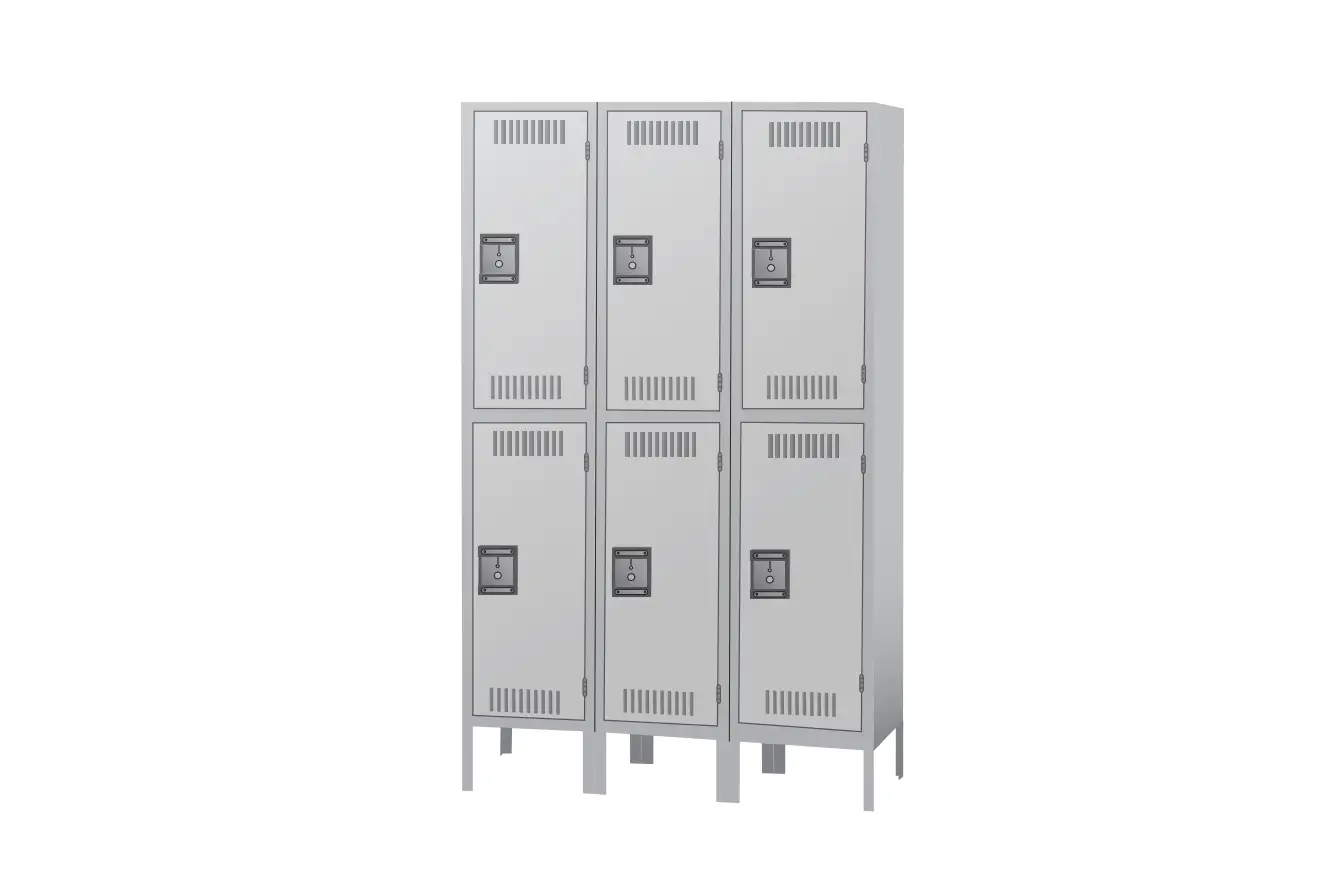 Uline H-1225,h-3638,h-5533 Double Tier Locker Three Wide Instruction Manual Uline H-1225,h-3638,h-5533 Double Tier Locker Three Wide Instruction Manual