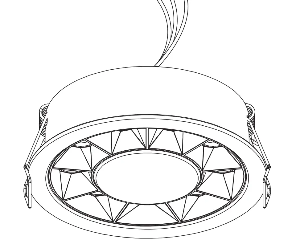 0120X Recessed Fixed Spot Round