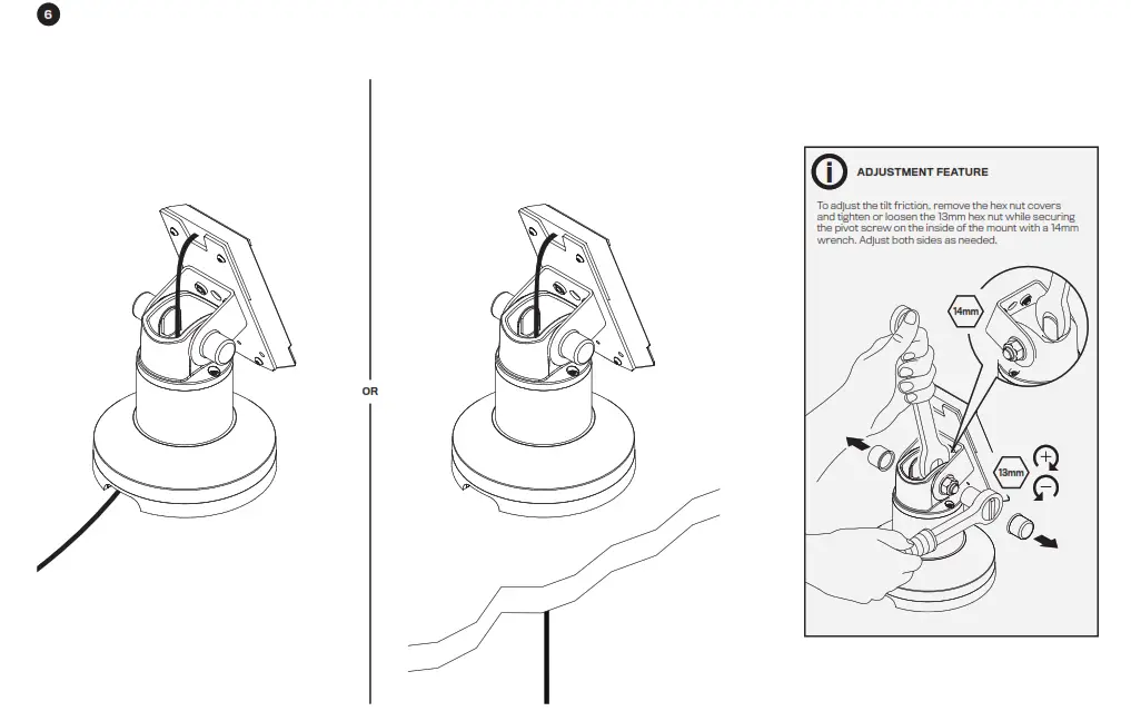 Innovative Design Works PTS046200M Equinox 6200m Payment Terminal Stand - fig10