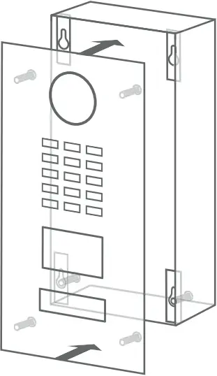 D2101V - ASSEMBLING THE FRONT PLATE 1