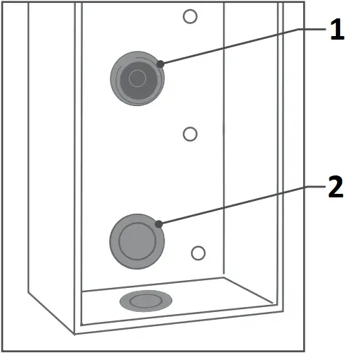 D2101V - Mounting the surface-mounted housing 1