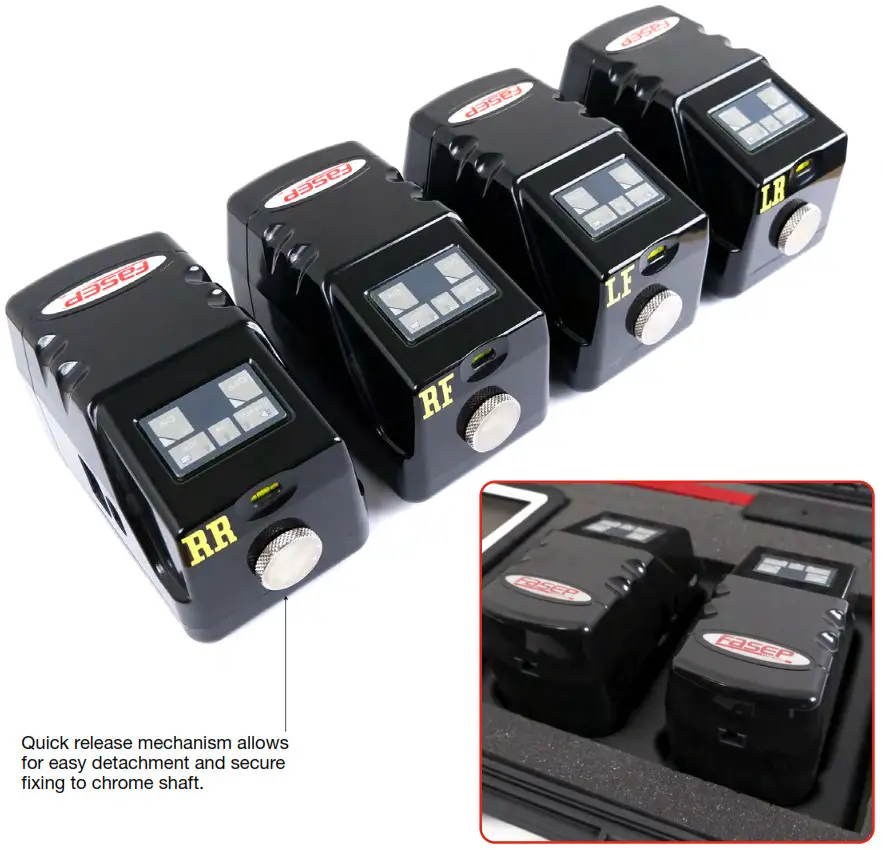 SHARKEYE IBEX IBMCWA Mobile Computerised Wheel Aligner - Fasep Heads