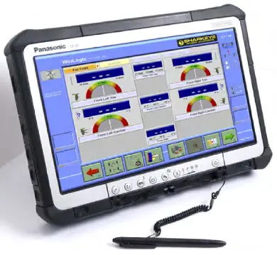 SHARKEYE IBEX IBMCWA Mobile Computerised Wheel Aligner - Toughbook
