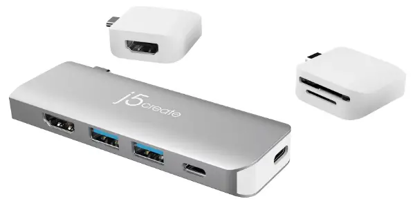 j5create JCD387 Ultradrive Kit USB-C Dual Display Modular Dock