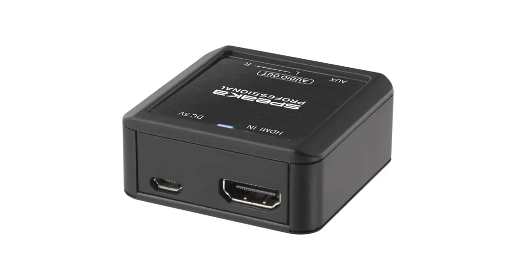 Speaka Professional 2523571 Hdmi To Analog Audio Converter Instruction Manual Speaka Professional 2523571 Hdmi To Analog Audio Converter Instruction Manual
