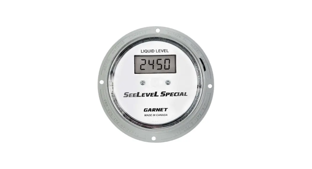 Garnet 808-p2 Seelevel Special Tank Truck Gauge User Manual