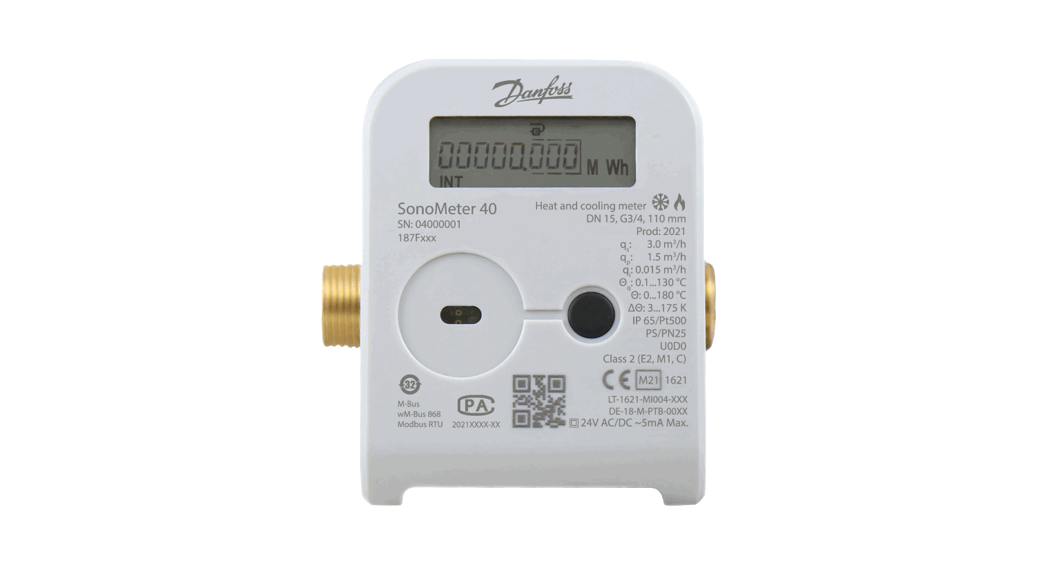 Danfoss Sonometer 40 Controller Ultrasonic Energy Meter User Guide Danfoss Sonometer 40 Controller Ultrasonic Energy Meter User Guide