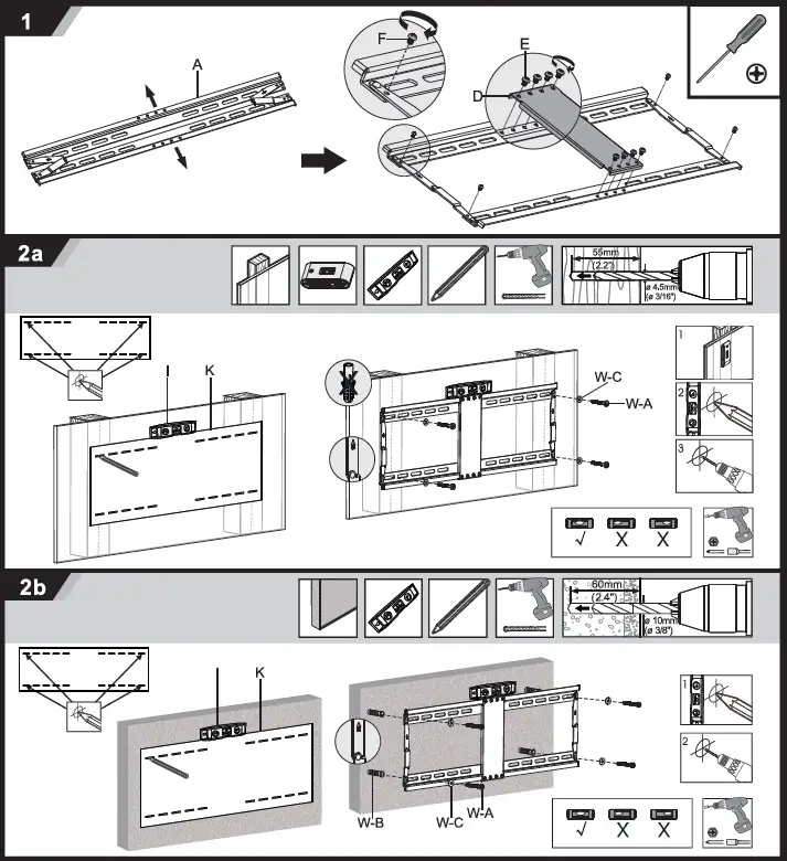 MONOPRICE EZ Series TILT TV Wall Mount Bracket 2