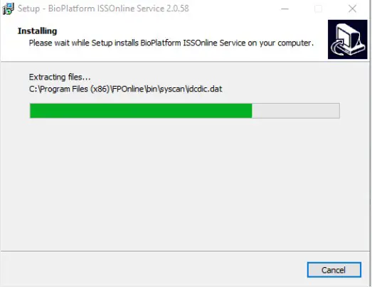 ZKTeco ZKBioSecurity Software - The screen will pop up 4
