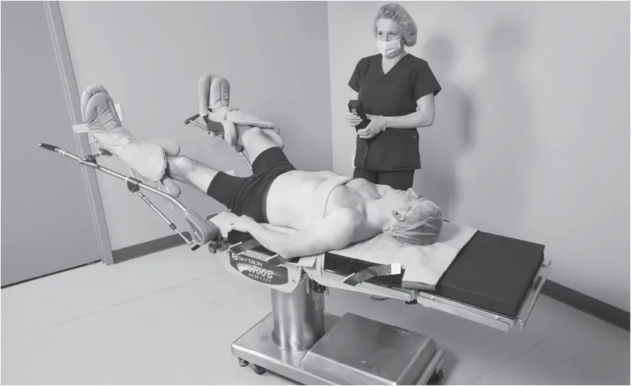 HOVERTECH T-Burg - Attaching to Operating Room Table 18