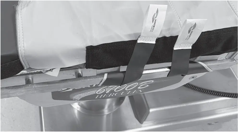 HOVERTECH T-Burg - Attaching to Operating Room Table 6